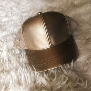 NWOT Gold CC Baseball Cap